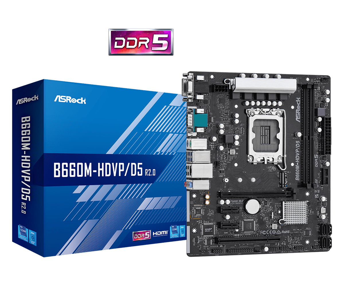 ASRock B660M HDVP D5 R2 0